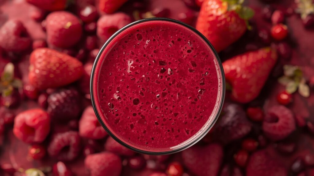 Epres-málnás smoothie hibiszkusszal