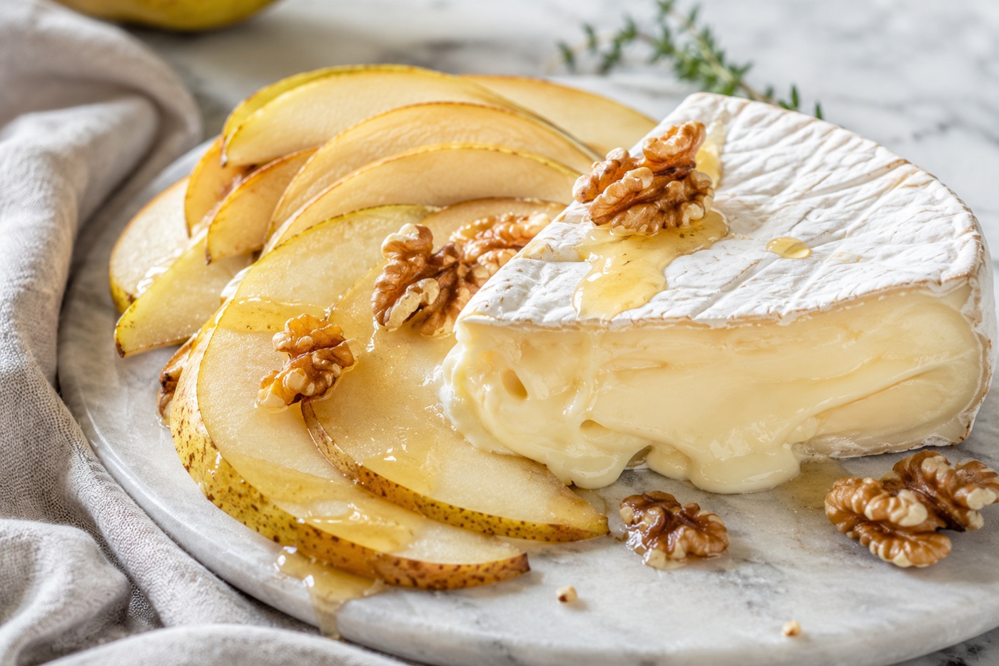 Brie és körte