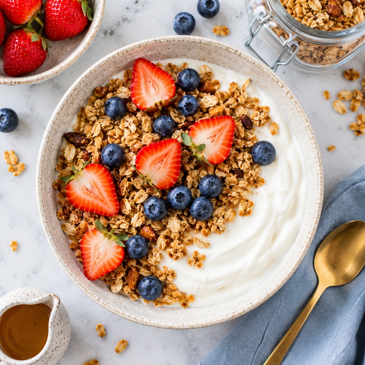 Epres granola bowl