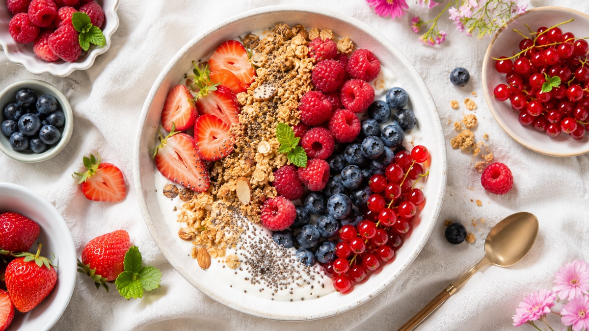 vegyes bogyós antioxidáns bowl