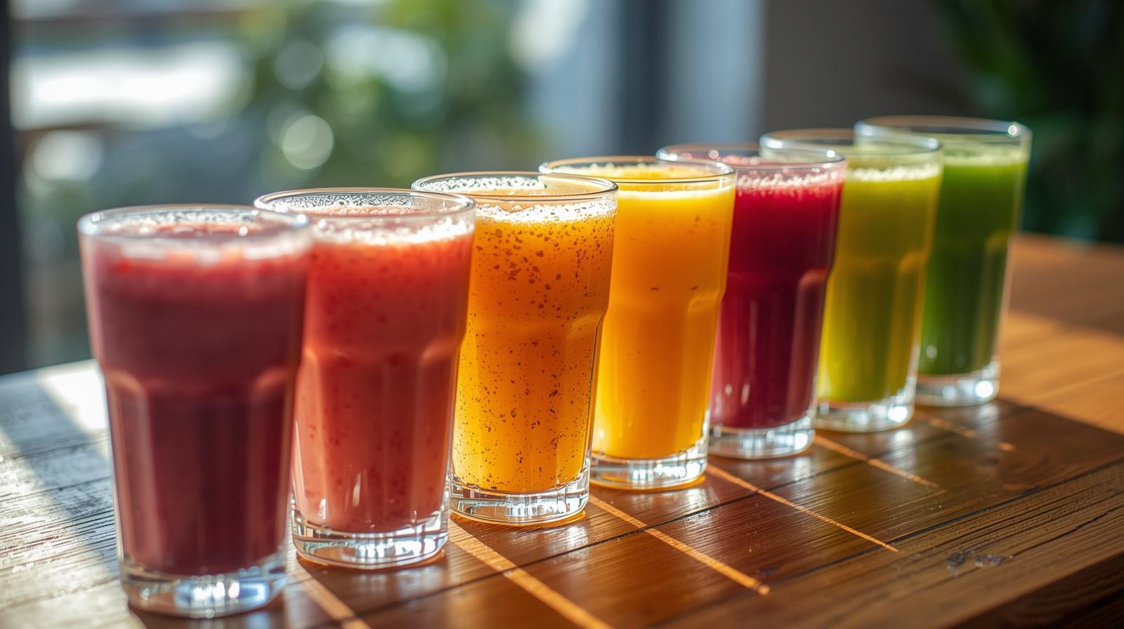 Vibráló smoothie kollekció
