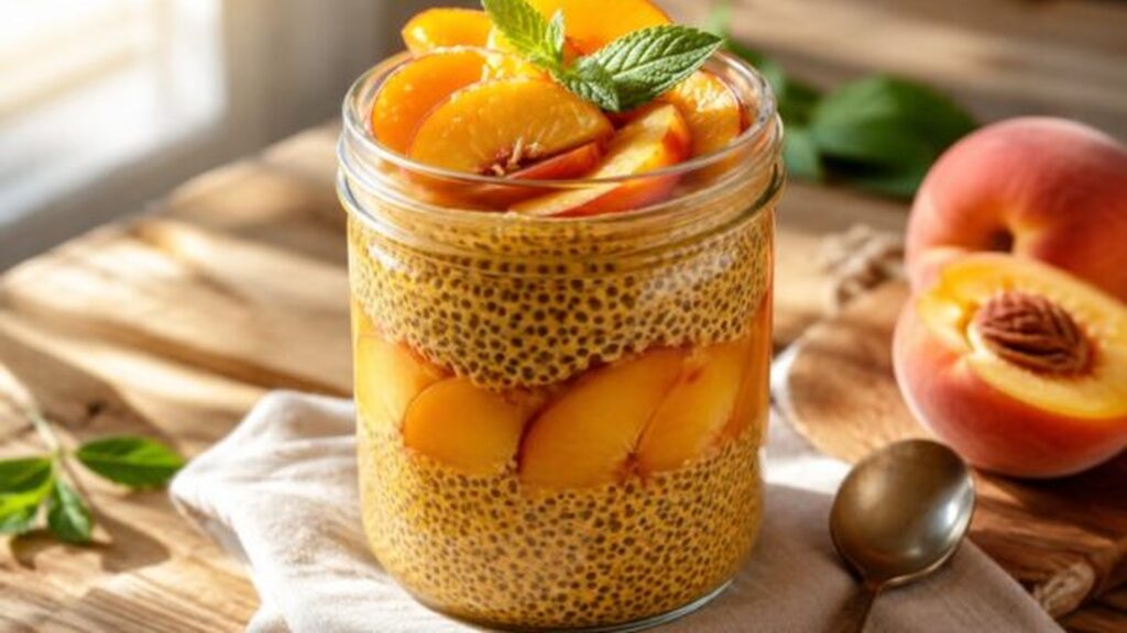 Barackos chia puding – nyári reggeli öt perc alatt
